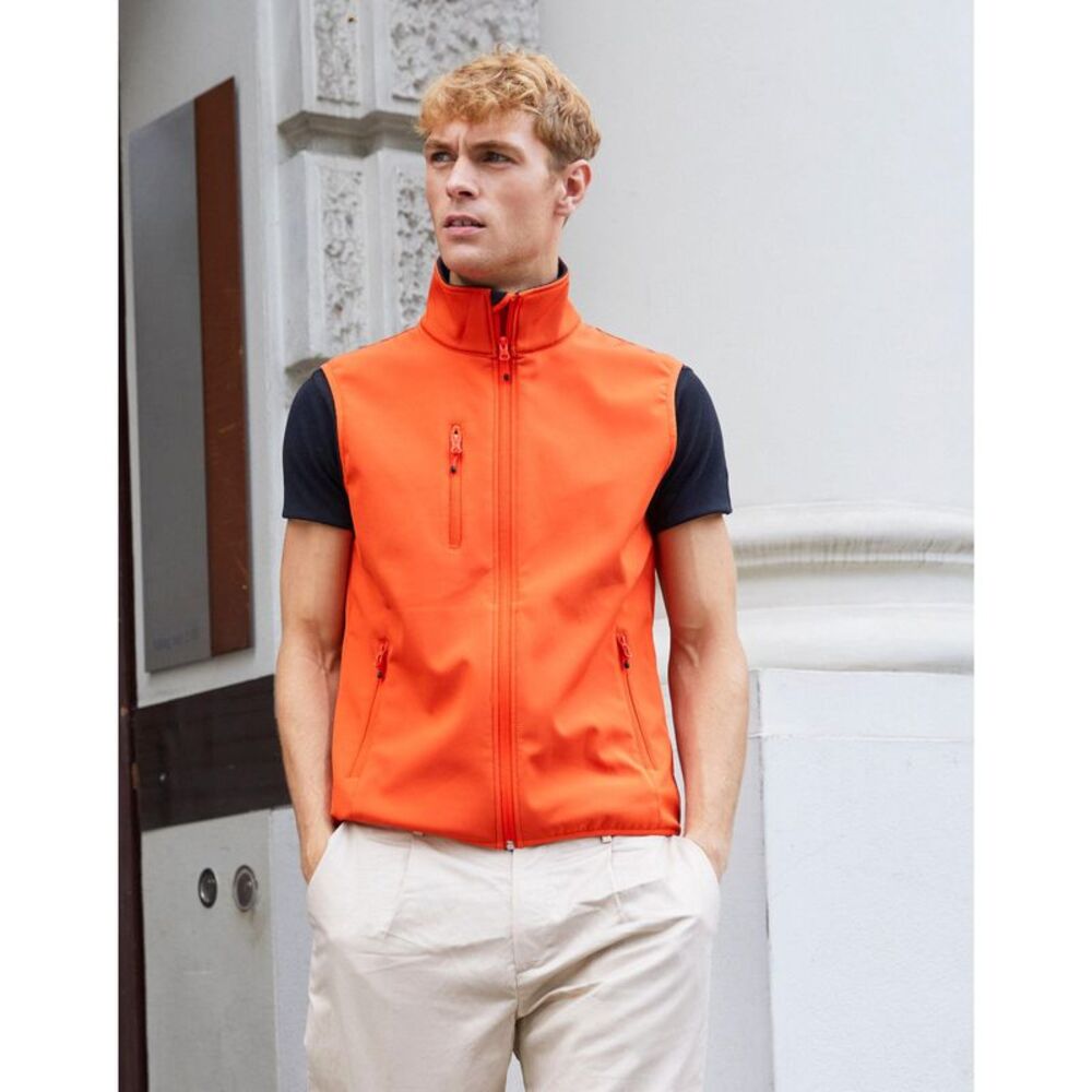 Clique Mens Classic Soft Shell Jacket / Lemon